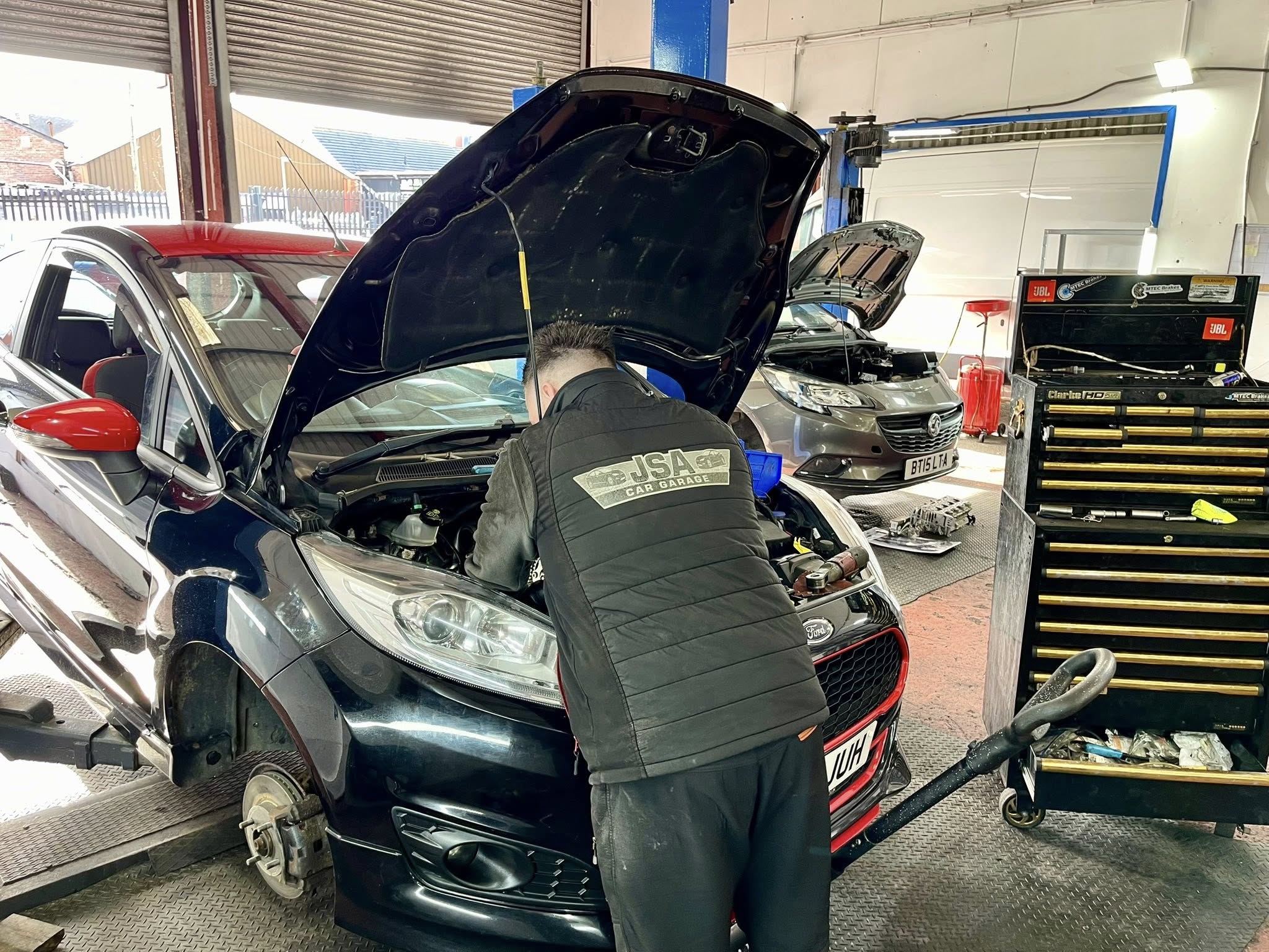 Car repairs at JSA Garage Blackpool